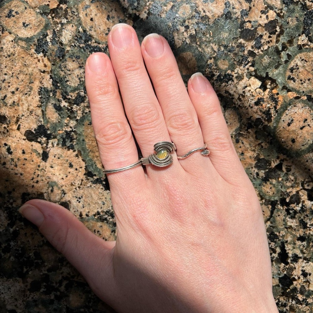 Moonstone wrap wrap ring - Picture 6 of 8